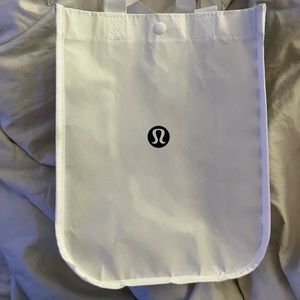 red white black bags